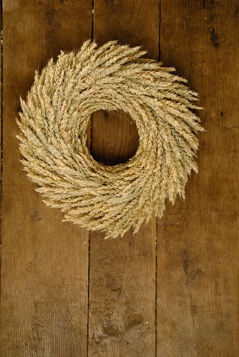 Вінок з пшениці, на замовлення різних діаметрів, з різних злаків