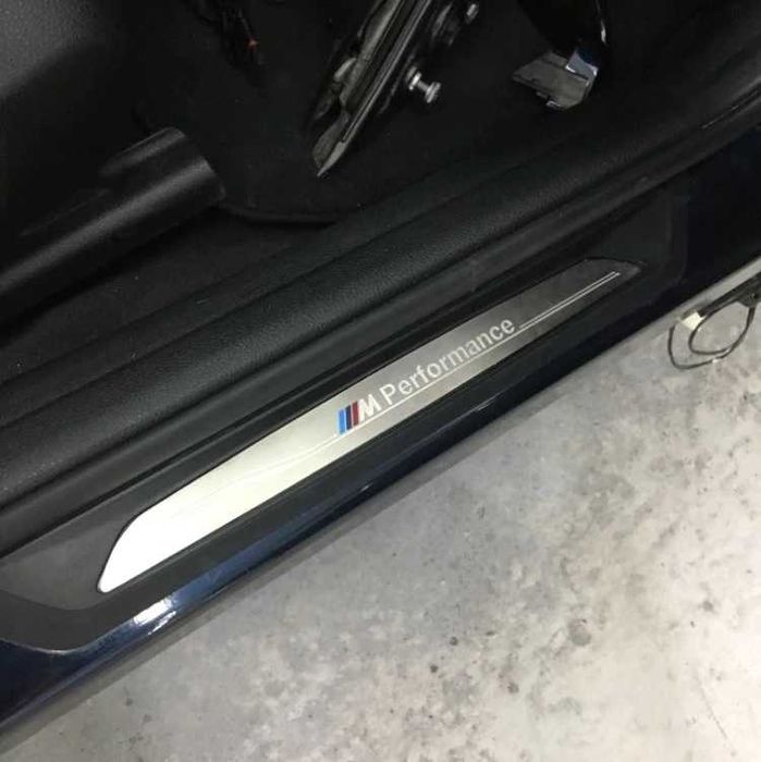 Soleiras portas BMW M PERFORMANCE | efeito carbono ou aço | NOVAS