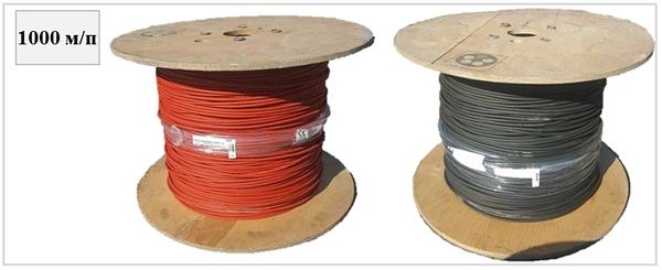 Солнечный кабель SOLAR H1Z2Z2-K 1x4, 1x6, красный и чёрный