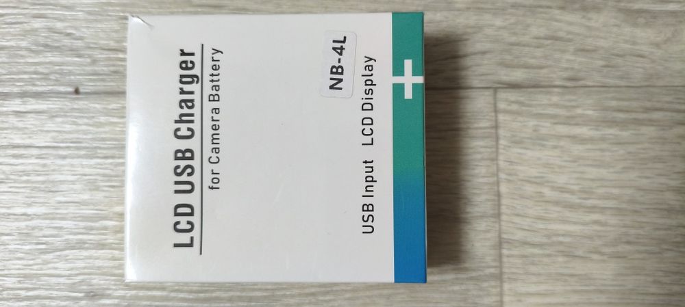 Зарядне та 2 акумулятори для Canon nb 4l