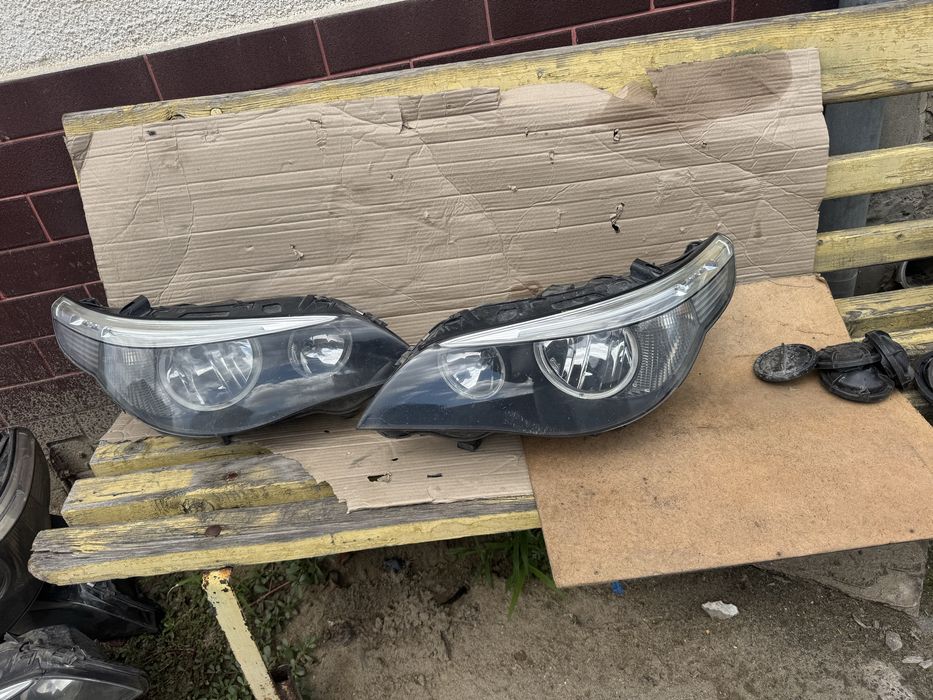 Фара фари права ліва bmw e60 e61 галогені дорест