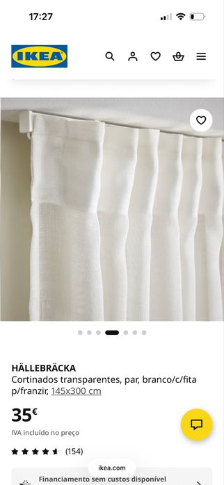 Cortinas ondas ikea