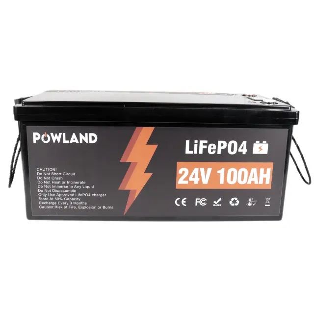 Аккумулятор LiFePo4 (літій залізо фосфат) 24В 100А (24v 100Ah)