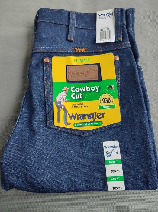 Джинси Wrangler 936 Cowboy Cut Rigid Slim Fit Jeans - 0936DEN W30 L31