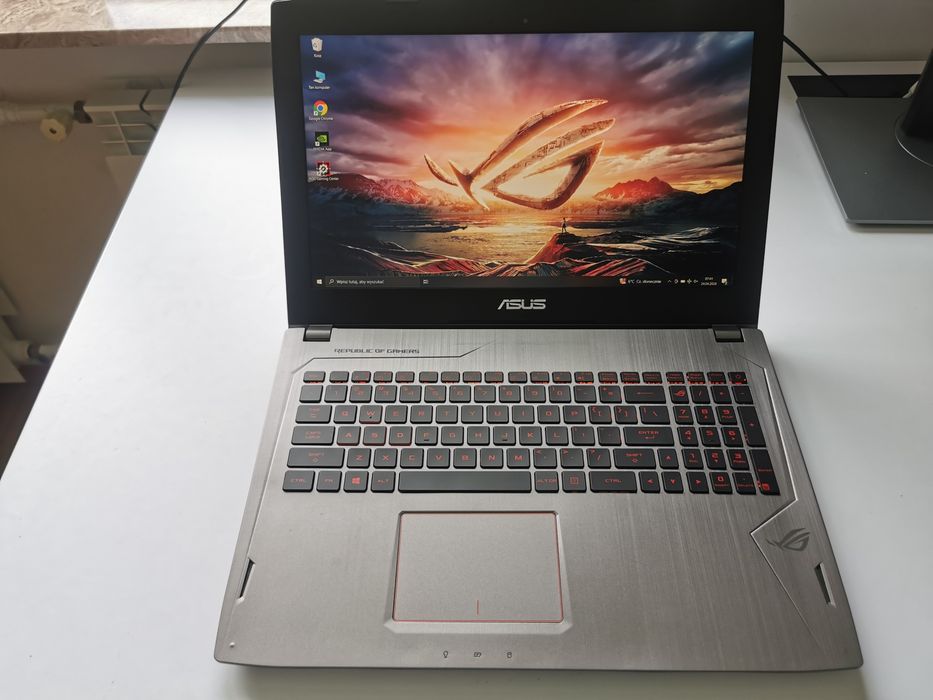 Laptop Gamingowy Asus GL502V I7 7Gen GTX1060 16Ram 500SSD 120HZ