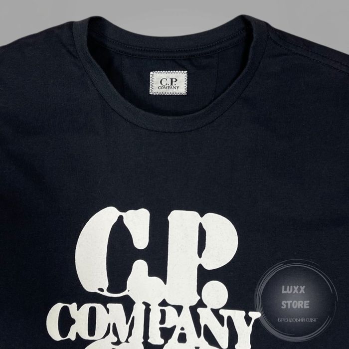 Футболка C.P. Company Jersey Graphic Logo (C P, CP, сипикомпани)