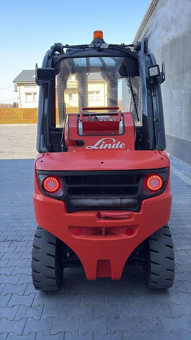 Wózek widłowy LINDE H25T EVO, triplex, przesuw, GAZ