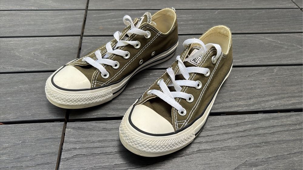 Sapatilhas All Star verde escuro tam 36