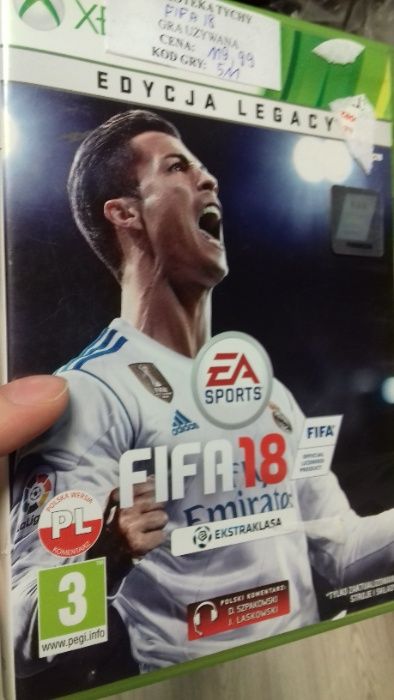 Fifa 18 ps3, Xbox 360, sklep Tychy
