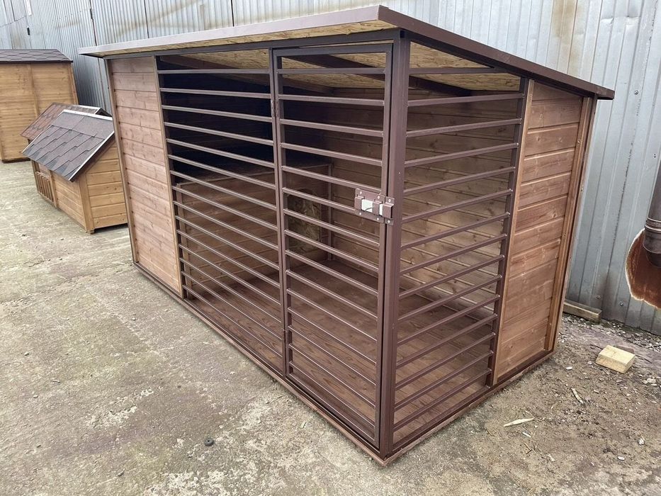 Вольер утеплённый с будкой 2.30/1.00+опции.