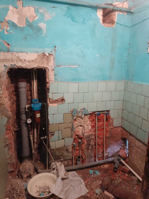 ОДНОКІМНАТНА квартира 31.5 кв.м. на 1 поверсі на стадії ремонту