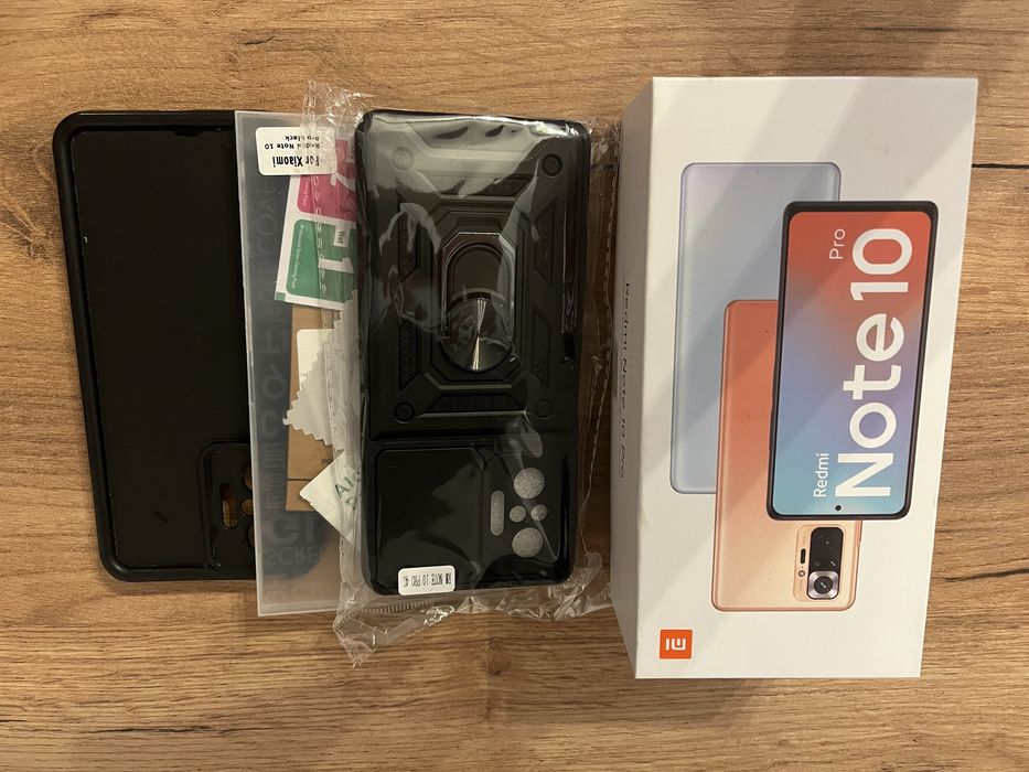 Xiaomi Redmi Note 10 Pro – sprawny, uszkodzony tył