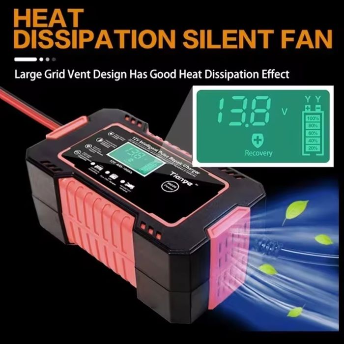 Зарядний пристрій автомобільного акумулятора 12V 6A GS227