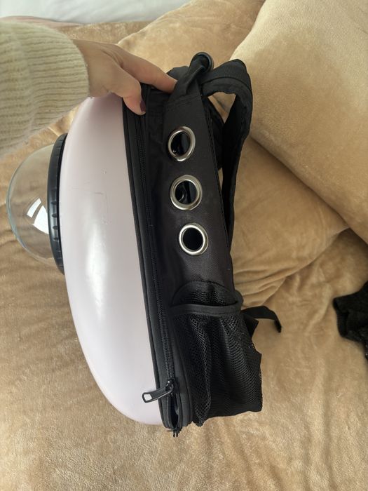 Mochila transportadora para gatos