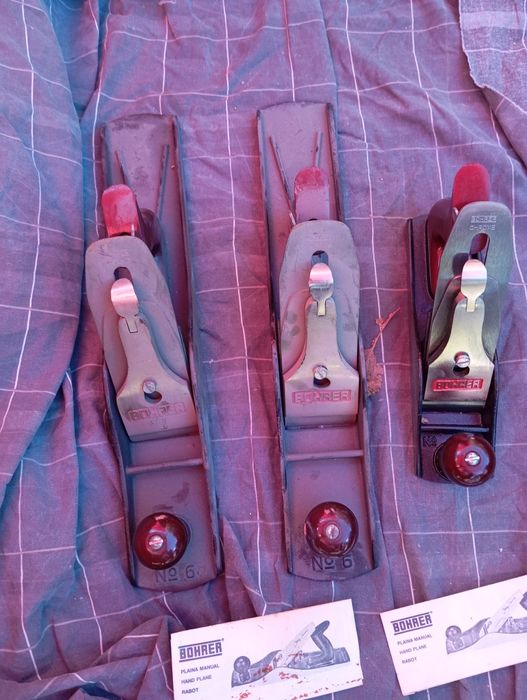 Plainas antigas e garlopas mas estão novas