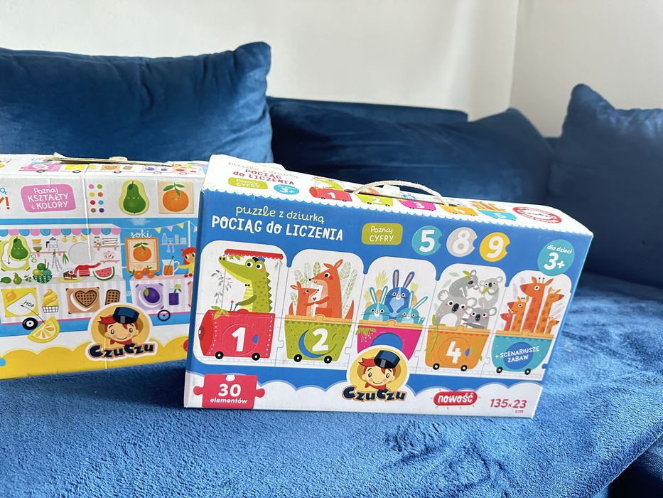 Zestaw Puzzli inowacyjne 2-3 lat CZUCZU.