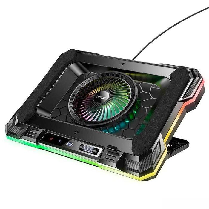 Кулер подставка для Ноутбука HOCO DH20 10 режимов RGB 7 уровней 2 USB