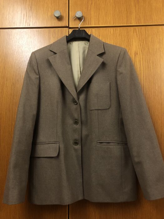 Blazer castanho lã novo