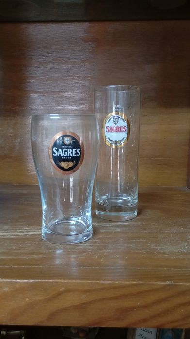 Conjunto de 2 copos Sagres