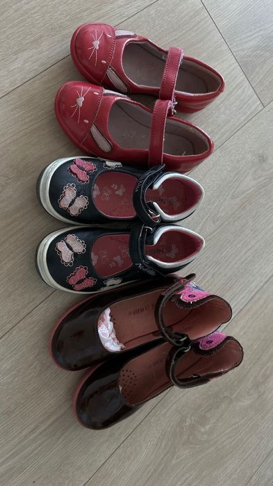 Туфлі шкіра для дівчинки лак розмір 27