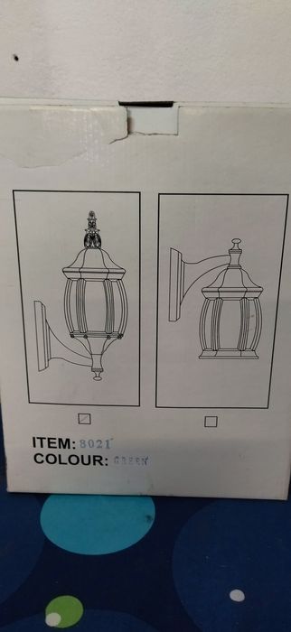 Lanternas de exterior, de parede e de tecto