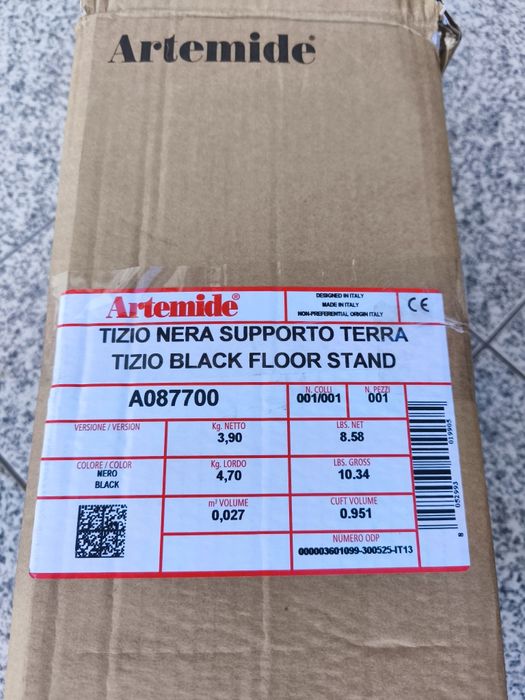 Base Artemide Tizio Supporto Terra
