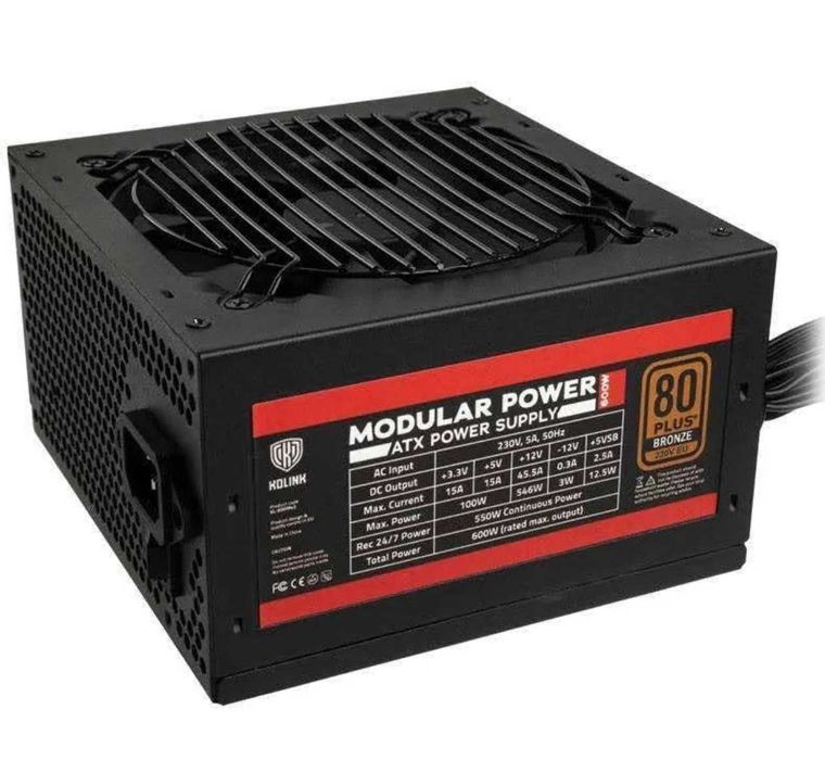 Zasilacz Kolink Modular Power 600W 80+ BRONZE
