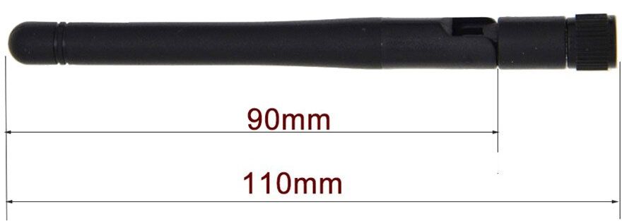 WiFi антена 2.4GHz 2dBi SMA F (МАМА)