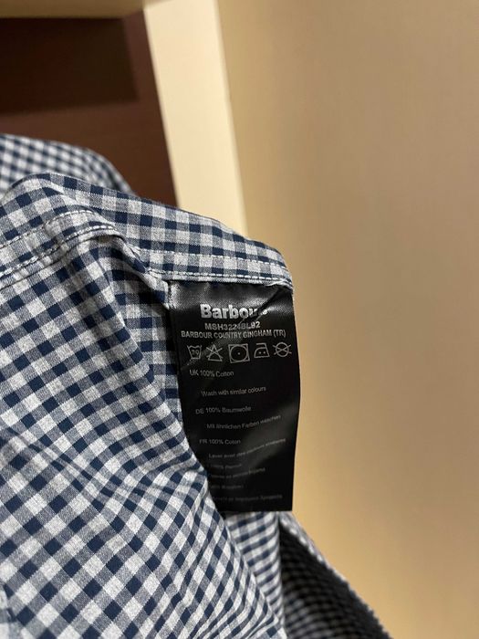 Barbour, оригінал сорочка в клітинку М/L