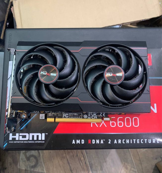 Видеокарта Sapphire PCI-Ex Radeon RX 6600 Pulse 8GB