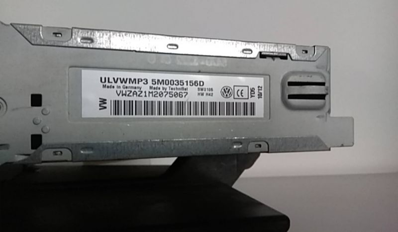 Rádio / auto-rádio VOLKSWAGEN Polo (6R, 6C)