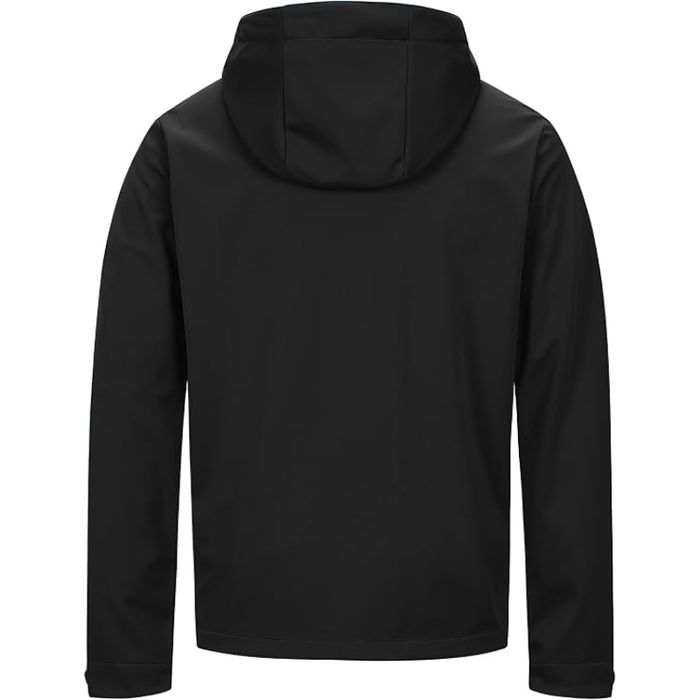 Męska Kurtka Softshell Wodoodporna 8000 mm z Kapturem Czarna S Lekka