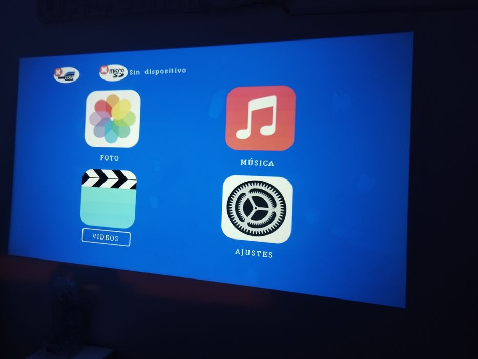 Projetor com pouco uso