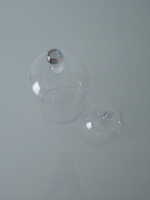 Conjunto 2 campânulas em vidro IKEA