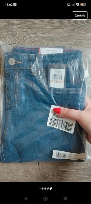 Jeansy Tommy Hilfiger 12 lat