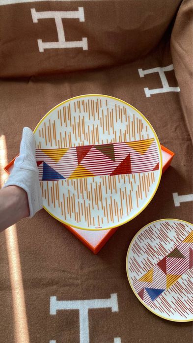 Набір тарілок Hermes порцелян