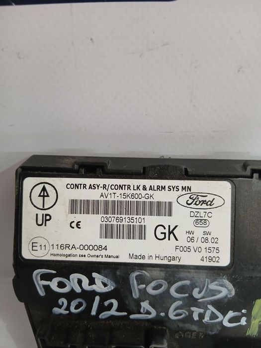 CAIXA FUSÍVEIS - BSM FORD FOCUS 1.6TDCI, REF: 8V1T-15K600-GK / F005V0