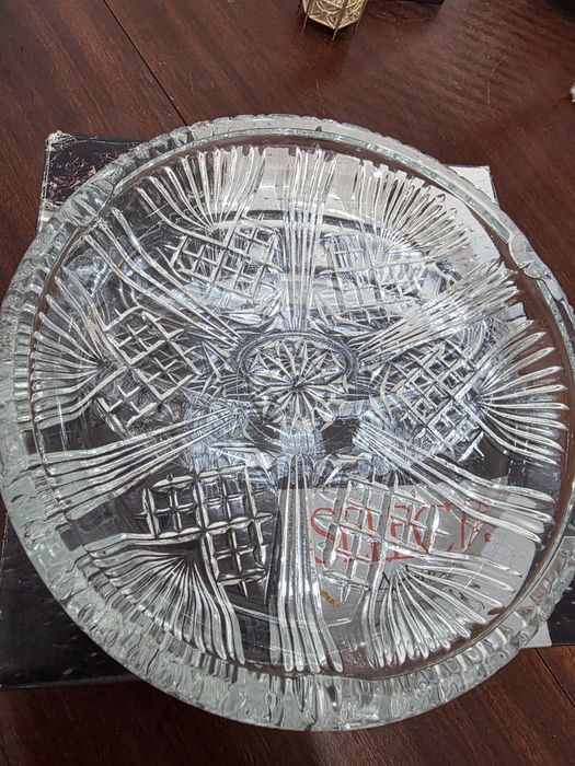 Cinzeiro de cristal lapidado (Selecta)