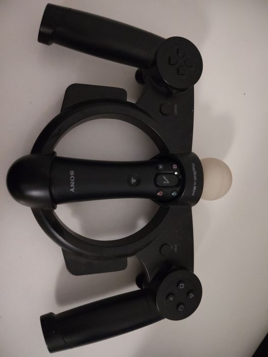 Conjunto PlayStation Move – 1 Comando Move +  suporte para jogos (PS4)