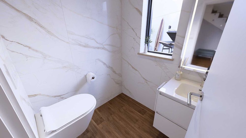 Apartamento Duplex T2 Novo a 50m da Praia - OPORTUNIDADE