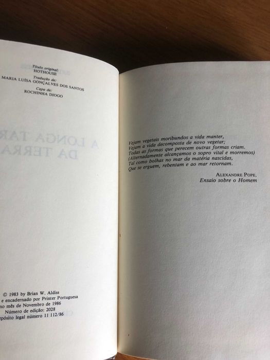 A longa tarde da TERRA    Brian Aldiss