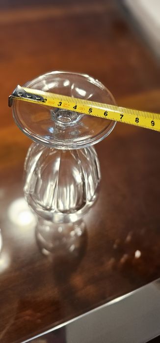 12 copos vidro de pé