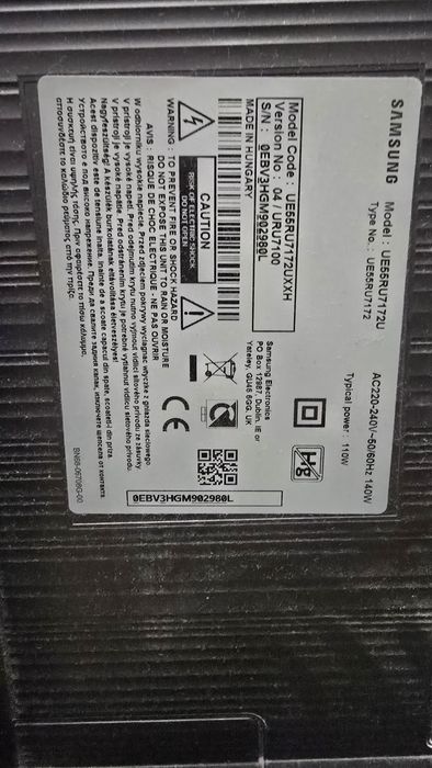 Телевізор Самсунг 55 RU7172U