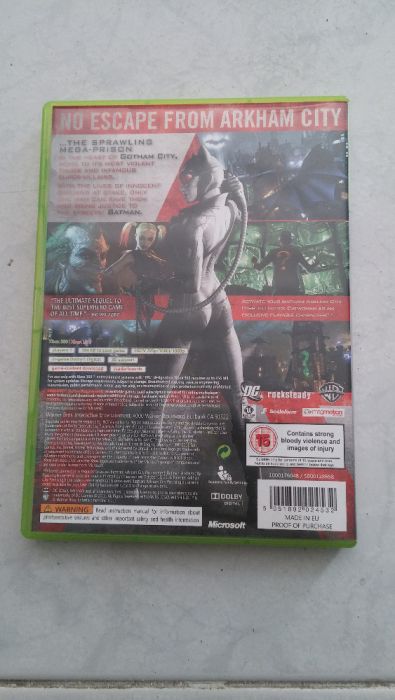 Jogo X-BOX 360 Batman Arkam City