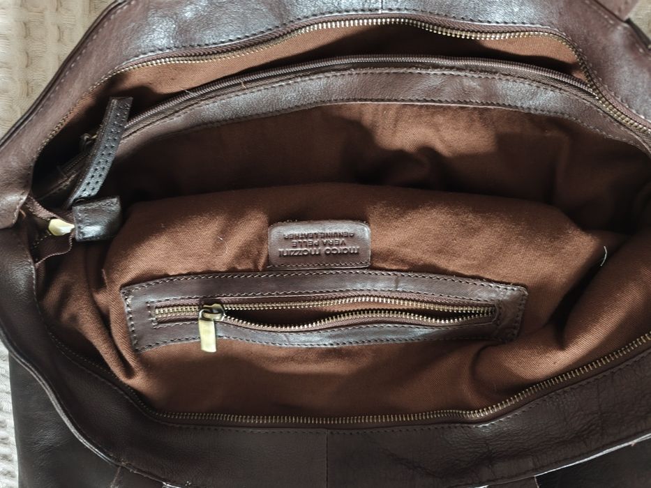 Torebka skórzana typu shopper Marco Mazzini