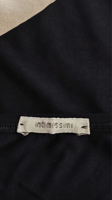 Czarno-beżowa bluzka Intimissimi okazja old money