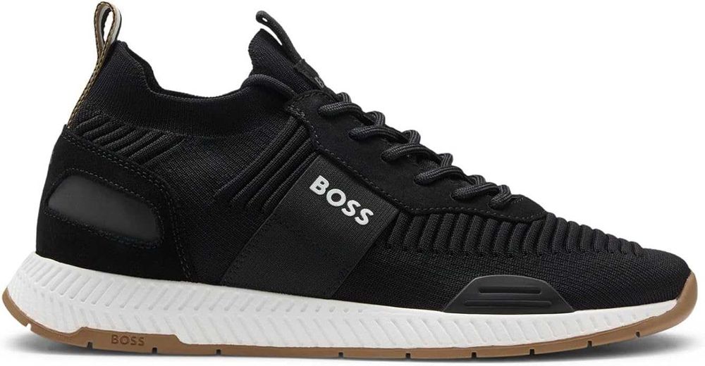 HUGO BOSS męskie sneakersy buty sportowe BLACK Titanium Runn