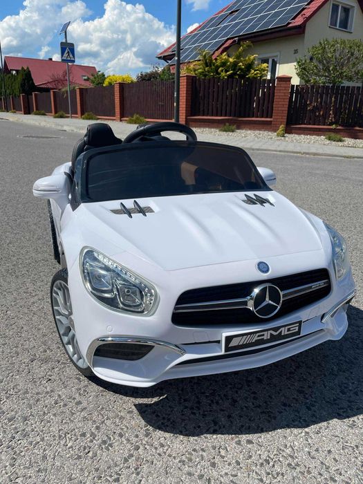 NOWE Auto na akumulator Mercedes SL65 EVA Skóra Samochód  dla dzieci