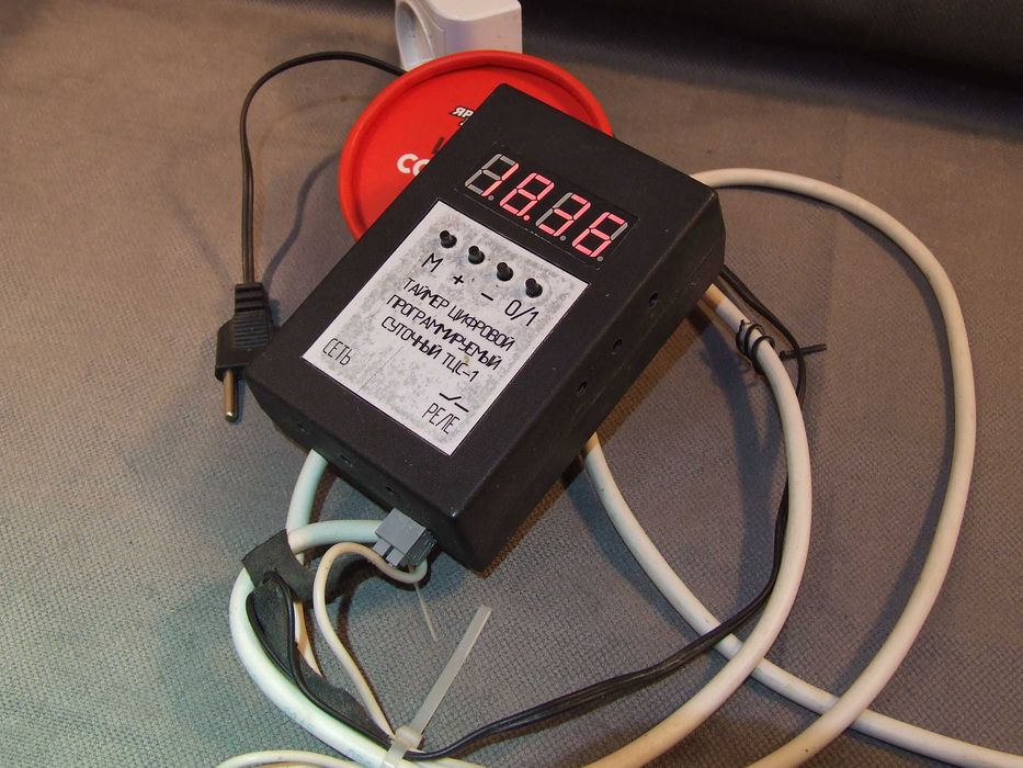 Суточный таймер цифровой ТЦС-1/реле времени/на брудер/в курятник