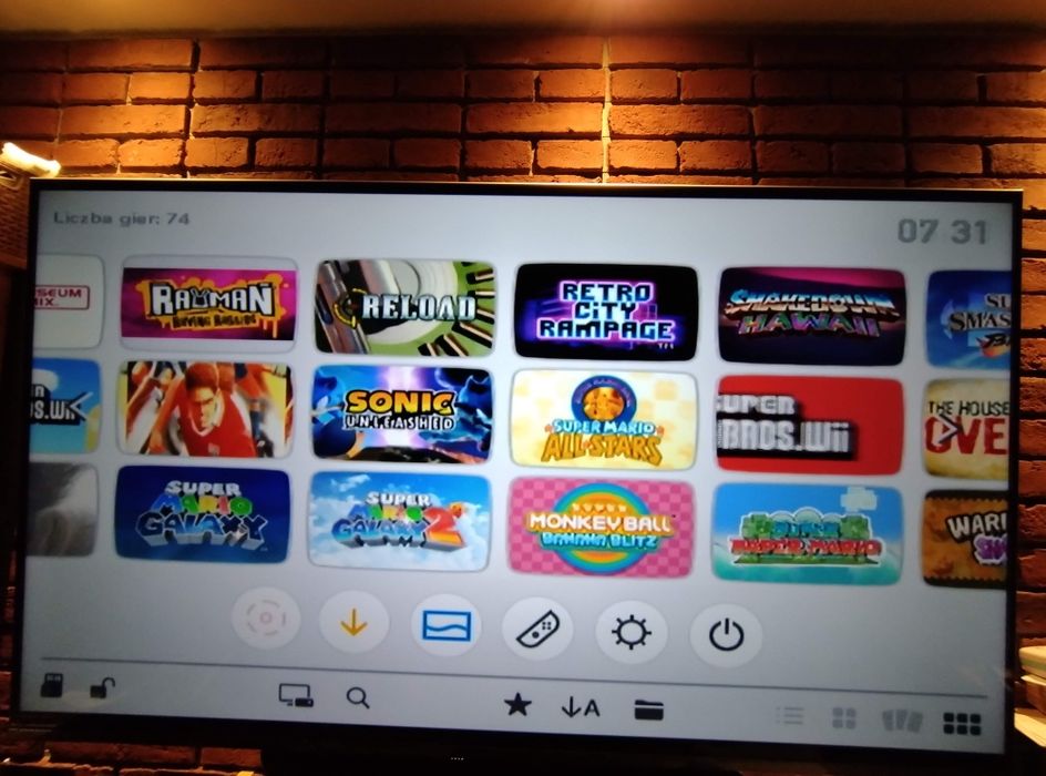 Nintendo Wii przerobione + Wii Fit CFW 128GB zestaw